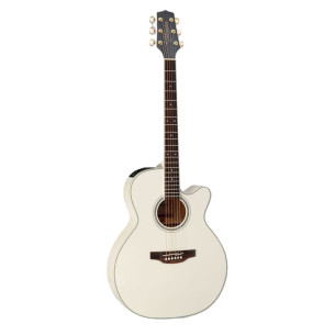 Takamine GN37CE-PW Guitarra Electroacústica Nex Cutaway Pearl White