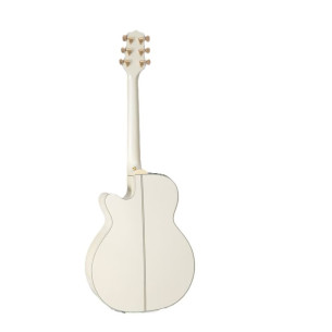 Takamine GN37CE-PW Guitarra Electroacústica Nex Cutaway Pearl White 2