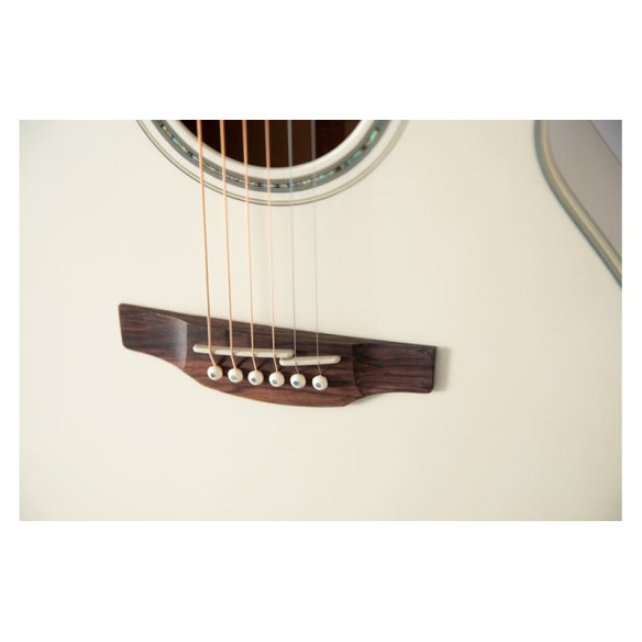 Takamine GN37CE-PW Guitarra Electroacústica Nex Cutaway Pearl White