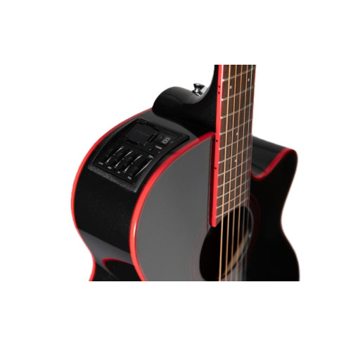 Takamine GF49CE-CB Guitarra Electroacústica FX Cutaway Cosmic Black