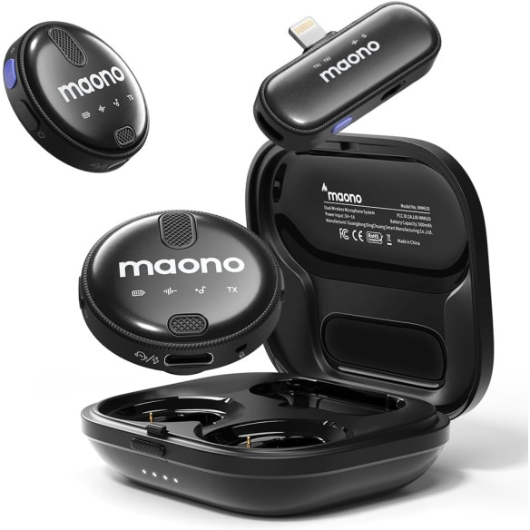 MAONO WM-620 Micrófono Inalámbrico Levalier para Movil