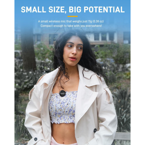 MAONO WM-620 Micrófono Inalámbrico Levalier para Movil