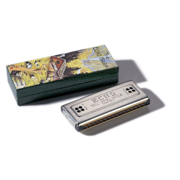 Hohner Echo Harp 64 Doble DO/SOL 54/64 Armónica Diatónica Doble