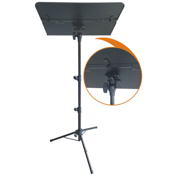 Atril ADMIRA director con bandela plegable