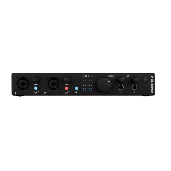 Arturia Minifuse 4 Negra Interface Audio MIDI USB