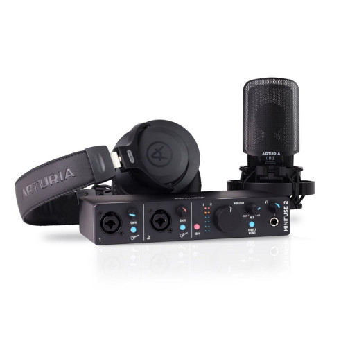 Arturia Minifuse Recording Pack Black Pack grabación