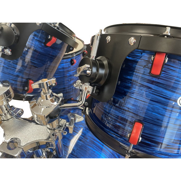 Jinbao VM18BL Batería Bombo 22" Azul nacarado con herrajes y sillín