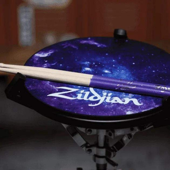 Pad de Prácticas de 12" Zildjian Galaxy proporciona una excelente respuesta para aprender la técnica de la batería.