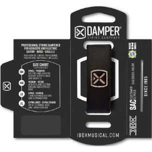 Ibox Damper Amortiguador de Cuerdas Extra Large Negro DTXL20