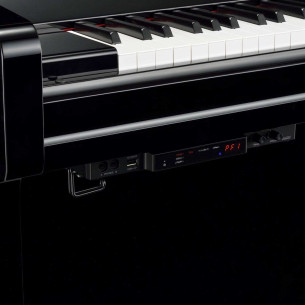 Yamaha B2E SC3 PWH Piano Acústico Silent Blanco Pulido. 2