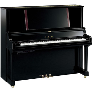 YAMAHA, YUS5SH3 PE Piano Acústico Vertical Silent, Altura 131 cms,acabado Polish Ebony