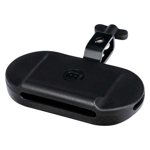 Block de percusión Meinl MPE3BK de tono alto y color negro.