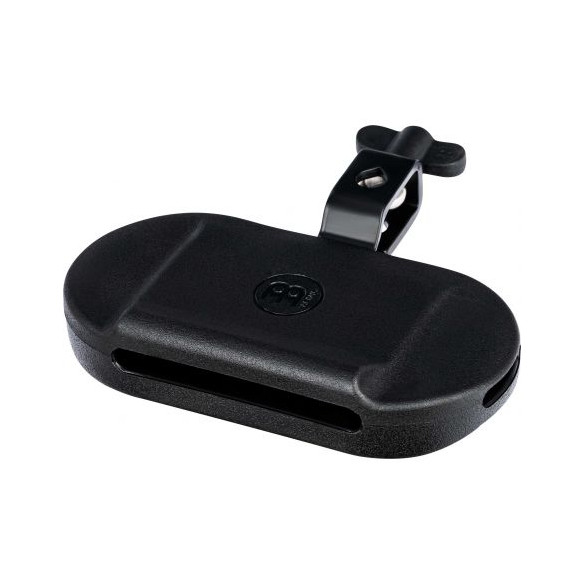 Block de percusión Meinl MPE3BK de tono alto y color negro.