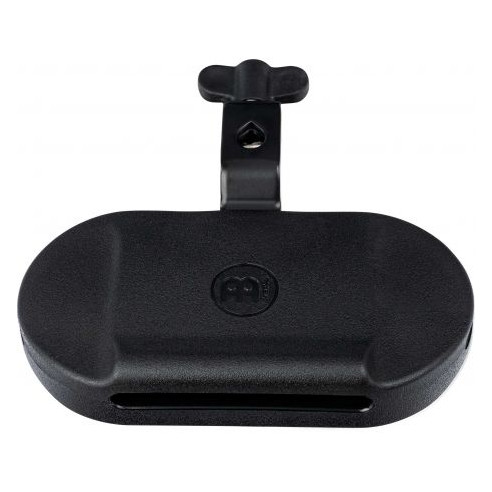 Block de percusión Meinl MPE3BK de tono alto y color negro.