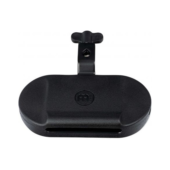 Block de percusión Meinl MPE3BK de tono alto y color negro.