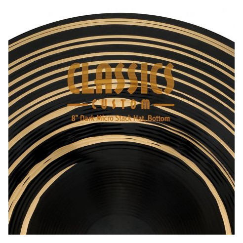 Meinl 8" Classics Custom Dark Micro Stack Hats CC8DAH