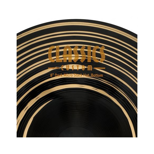 Meinl 8" Classics Custom Dark Micro Stack Hats CC8DAH