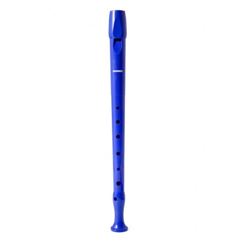 Hohner 9508 Flauta Soprano Plástico Dig. Alemana Azul Oscuro