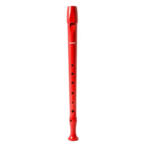Hohner Flauta Soprano Plástico Dig. Alemana 9508 Roja