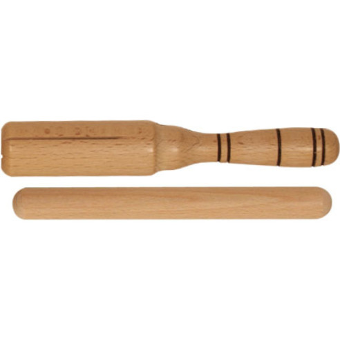 Goldon 33140 Güiro Tipo Agogo Madera Natural