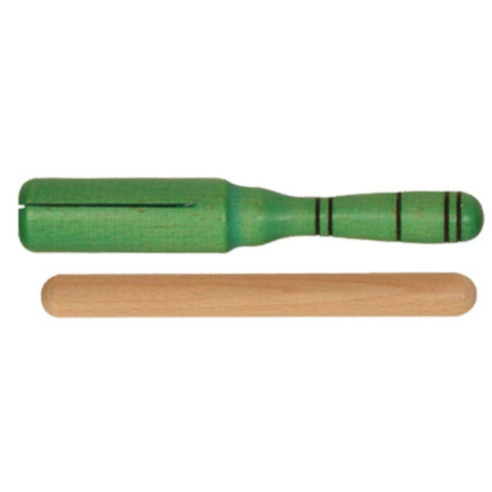 Goldon 33146 Güiro Tipo Agogo Madera Verde