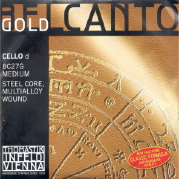 Thomastik Belcanto Gold BC-27G Cuerda Cello 2ª Re