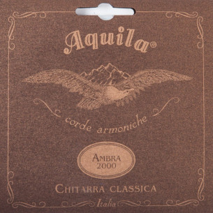 Aquila 108-C Ambra 2000 Juego Cuerdas Guitarra Clásica Tensión Normal