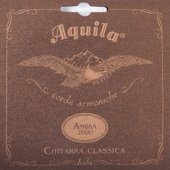 Aquila 108-C Ambra 2000 Juego Cuerdas Guitarra Clásica Tensión Normal