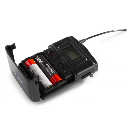 VONYX WM61B Sistema inalambrico Headset, y Levalier con petaca y receptor 16 canales seleccionables. VONYX WM61B Sistema inalambrico Headset, y Levalier con petaca y receptor 16 canales seleccionables.