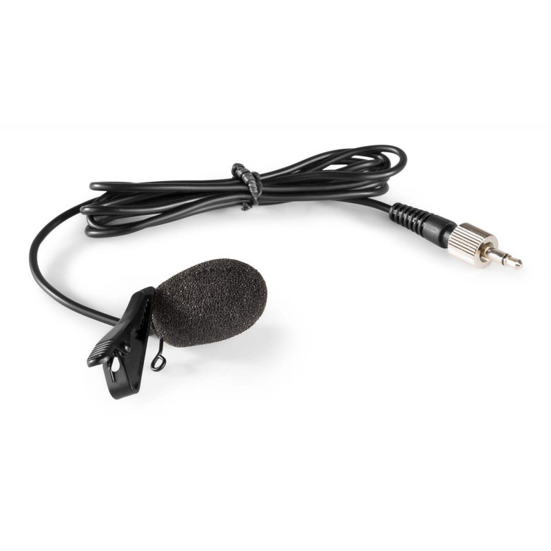 VONYX WM61B Sistema inalambrico Headset, y Levalier con petaca y receptor 16 canales seleccionables.