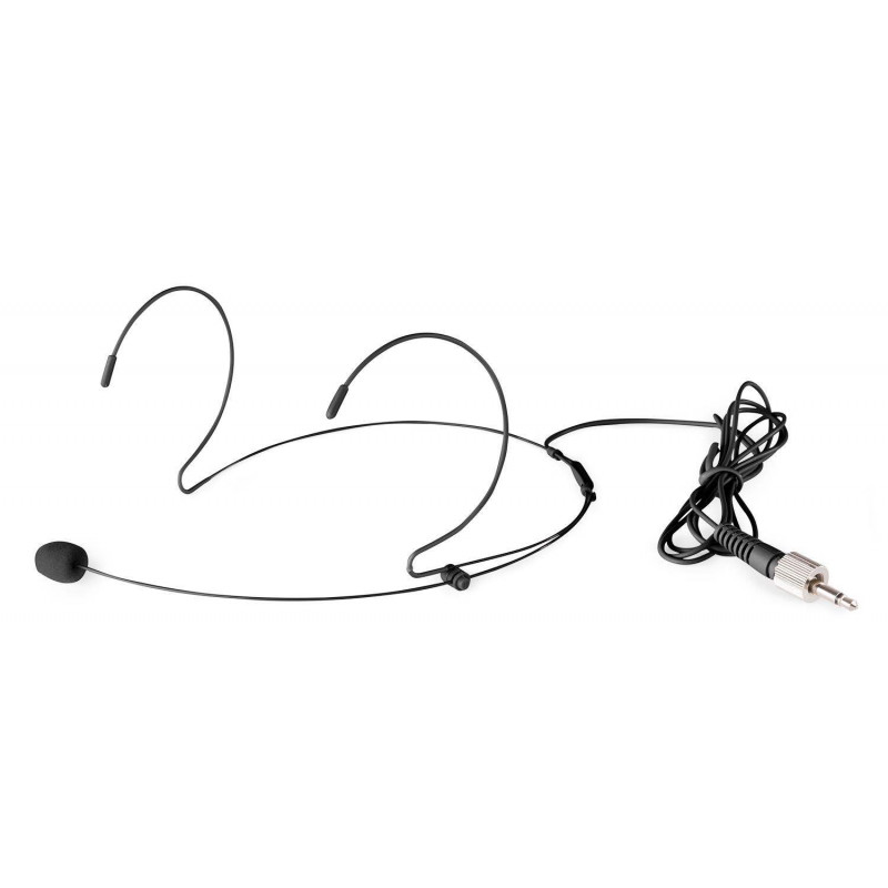 VONYX WM61B Sistema inalambrico Headset, y Levalier con petaca y receptor 16 canales seleccionables.