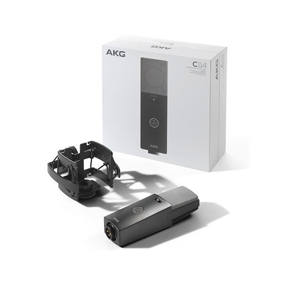 AKG C-114  Micrófono de condensador multipatrón de diafragma grande