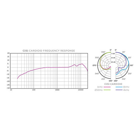 AKG C-151 Micrófono de condensador cardioide de diafragma pequeño