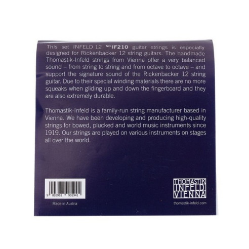 Thomastik Juego Eléctrica Infeld-12  IF-210 12 cuerdas 10-44