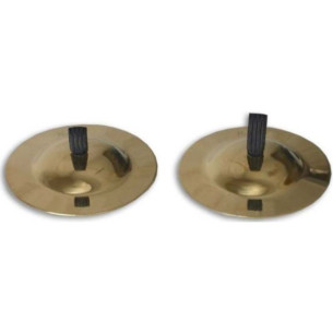 Honsuy 65250 Par de Crótalos 5,5 cm. Amarillo