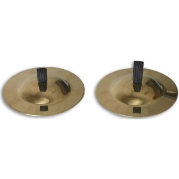 Honsuy 65250 Par de Crótalos 5,5 cm. Amarillo