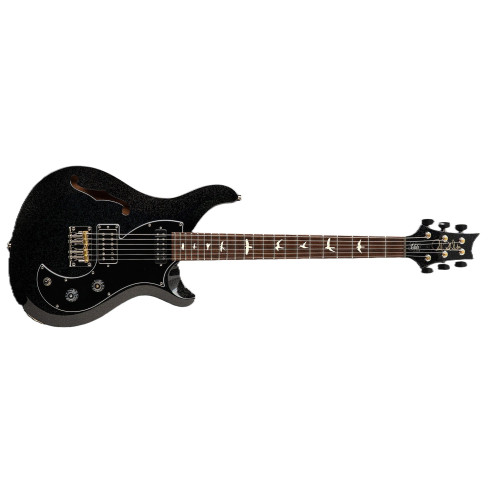 PRS S2 VELA Black Rainbow Holofake Guitarra Semi-Hollow