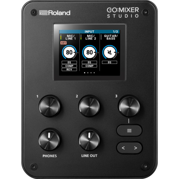 Roland GO:MIXER STUDIO Mezclador e interface de audio