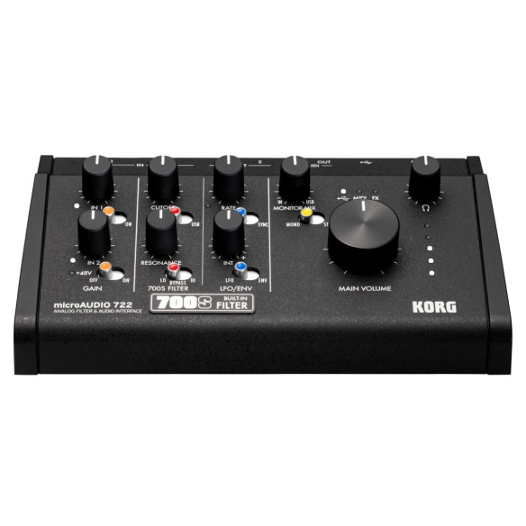 Korg MICROAUDIO 722 Interface Audio con filtro analógico