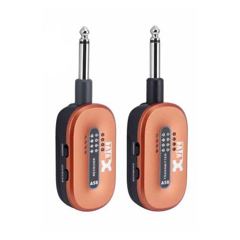 Xvive A58 Sistema Inalámbrico para guitarra, naranja