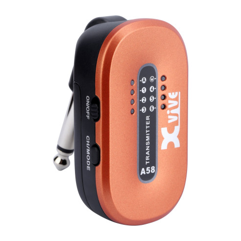 Xvive A58 Sistema Inalámbrico para guitarra, naranja