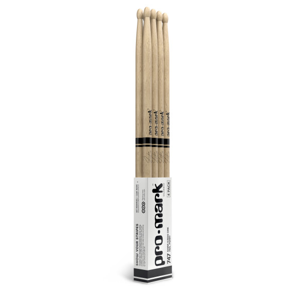 ProMark PW747W-4P Baquetas Signature Neil Peart Roble Shira Kashi Pack 4 unidades
