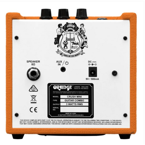 Orange CRUSH MINI Amplificador Guitarra Mini