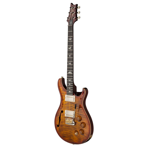 PRS DGT Semi-hollow Dark Cherry Sunburst Moons Guitarra Eléctrica