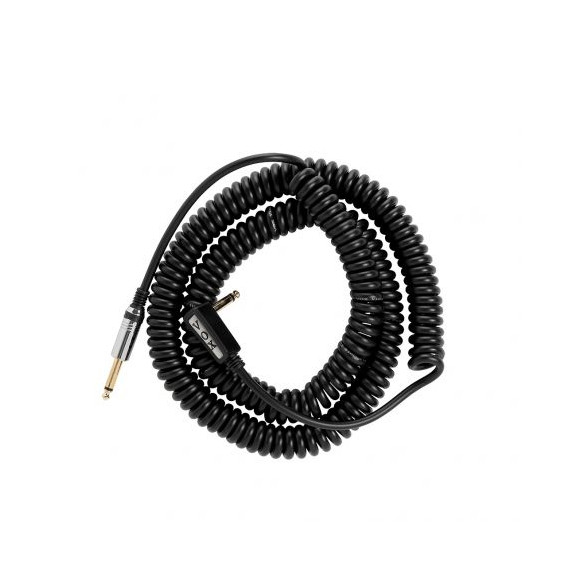 comprar Cable de Instrumento Rizado VOX VCC-090BK de una longitud máxima de 9 metros y color negro.