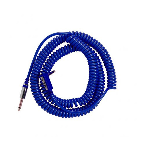 comprar Cable de Instrumento Rizado VOX VCC-090BL de una longitud máxima de 9 metros y color azul.
