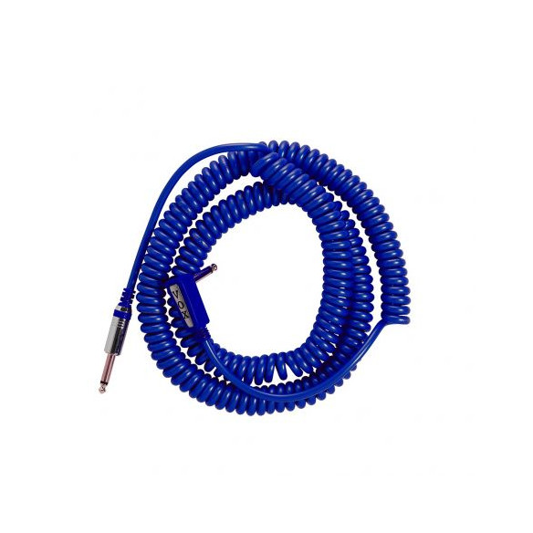 comprar Cable de Instrumento Rizado VOX VCC-090BL de una longitud máxima de 9 metros y color azul.