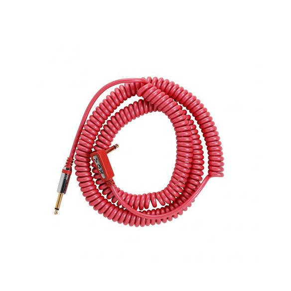 comprar Cable de Instrumento Rizado VOX VCC-090Rd de una longitud máxima de 9 metros y color rojo.