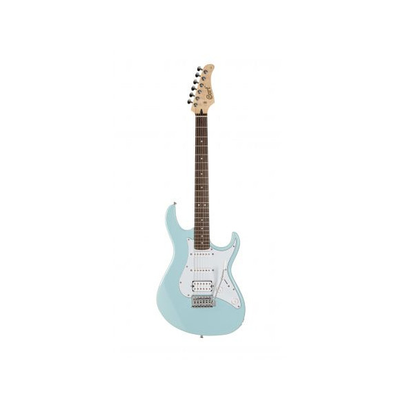Cort G200 SKB Guitarra Eléctrica Tipo Strato Azul Celeste