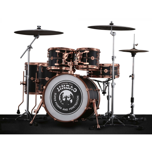 Jinbao JCMWB5020 Fan Wu Hei Batería bombo 20 negro mate